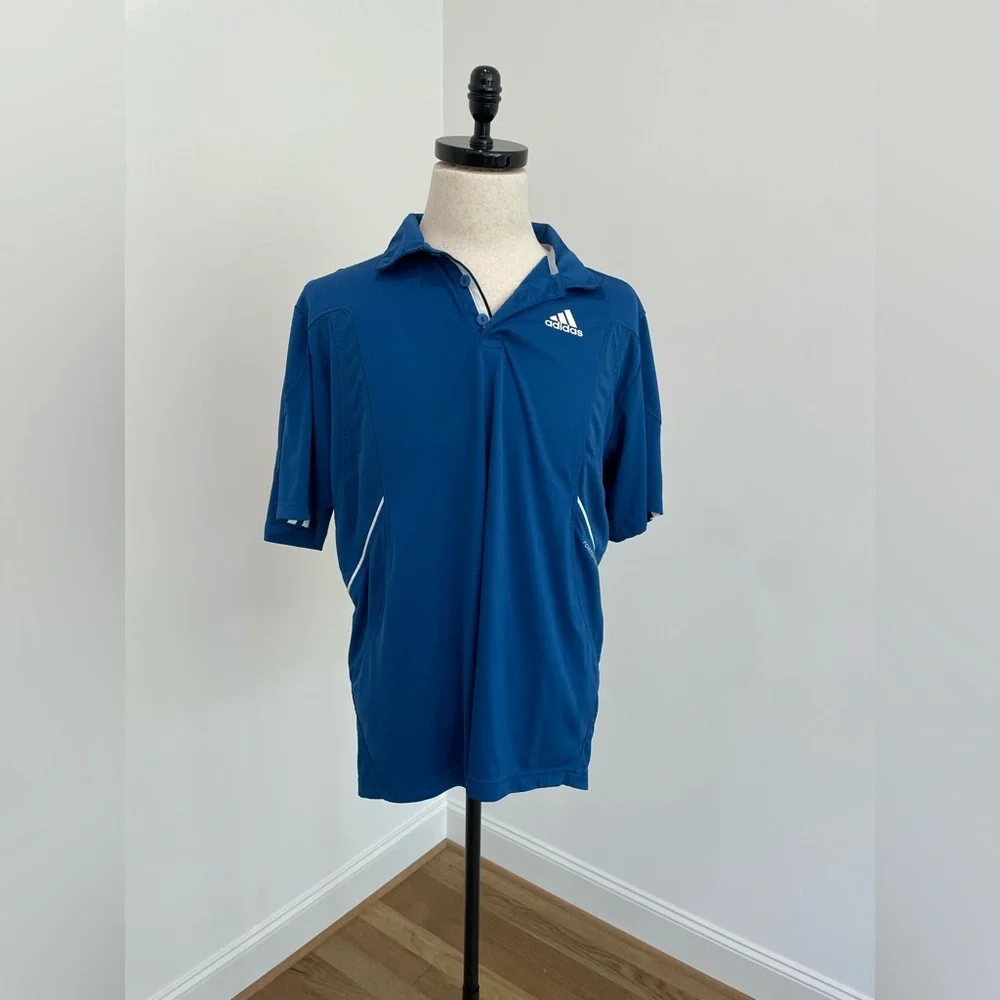 Adidas Men's Performance Golf Polo Shirt in Blue